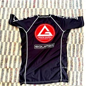 Gracie Barra rash guard — Large
